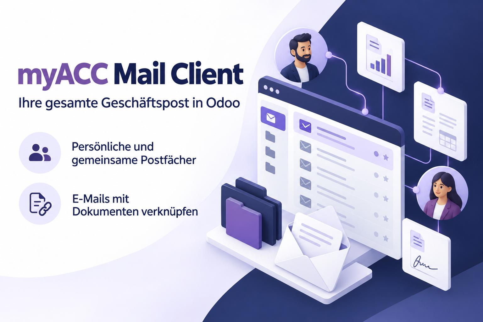 Ihre gesamte Geschäftspost — in Odoo